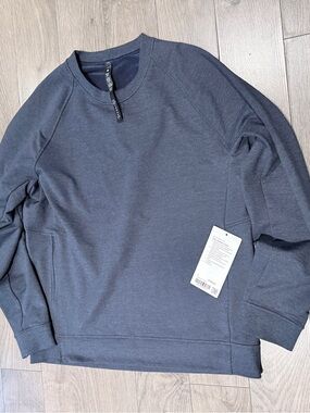 lululemon Men's City Sweat Crew - Charcoal Blue